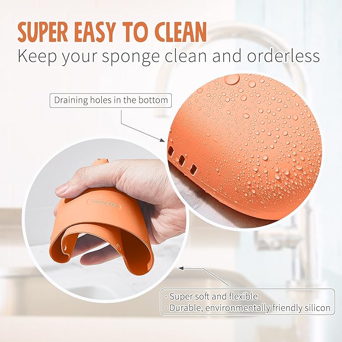 Sophie & Panda Silicone Sponge Holder - Image 3