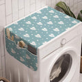 Ambesonne Scandinavian Washing Machine Organizer, Hearts Valentines Day Idea by Ambesonne