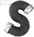 8FT Dryer Vent Hose 4 Inch, Flexible Aluminum Dryer Duct by MATEWORK