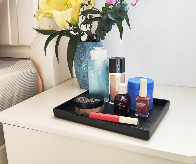Small Black Serving Tray for Serving Accessory, Perfume and Display Use. - Image 2