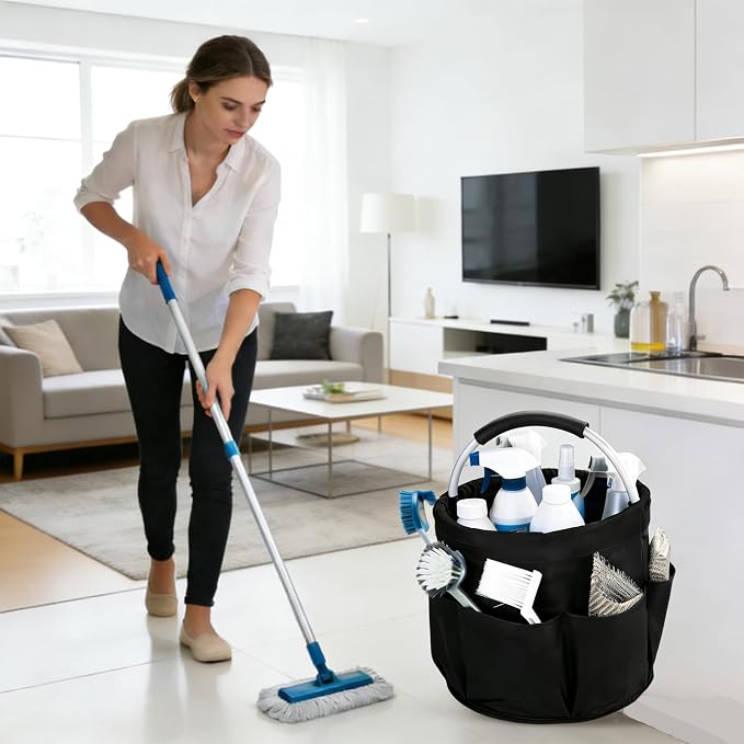 JINGYAN 17L Large Collapsible Folding Cleaning Caddy - Image 3