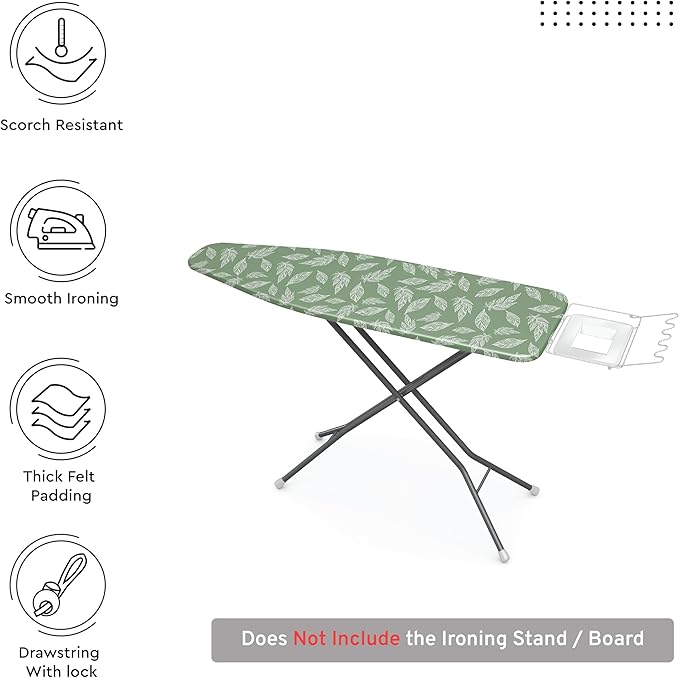 Encasa XO Ironing Board Cover and Pad 54"x18" - Image 3