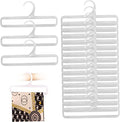 Towel Hanger, Scarf Hanger 50Pcs 6.7x3.2in Flexible Leggings Rectangular Pants by Peosaard