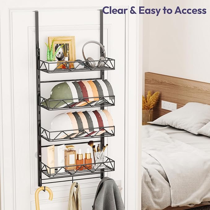 SWTYMIKI Over Door Hat Organizer - Image 6