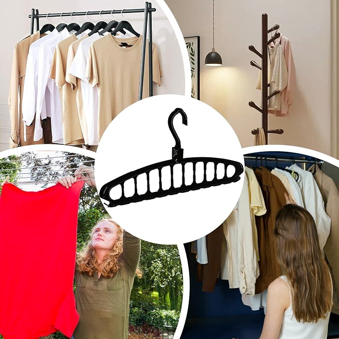 Closet Organizer Hangers – Space Saving Bar, Garment Holder | Multi-Hole - Image 4