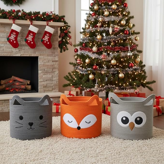 VK VK·LIVING Owl Storage Basket - Image 2