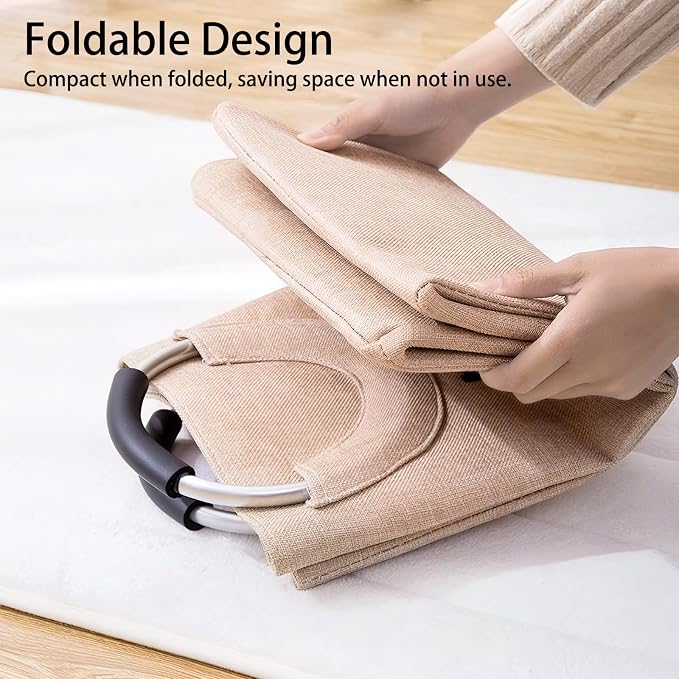 Collapsible Laundry Hamper Bag - 45L/12 Gallon Waterproof Freestanding Clothes - Image 3