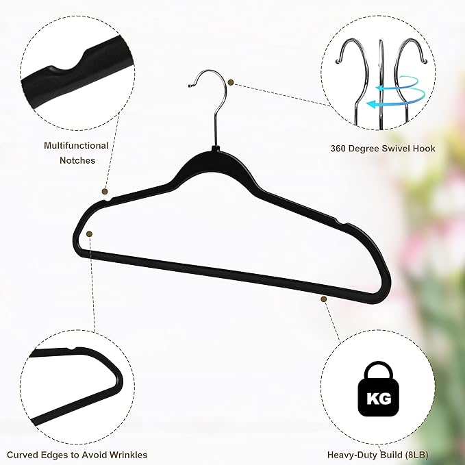 Quality Hangers 20 Pack Plastic Hangers - Image 5