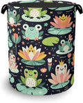 Funny Frog Laundry Basket, Foldable Oxford Cloth Tote Bag Laundry Hamper by Unknown