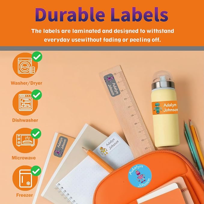 Custom Personalized Name Labels - Image 4