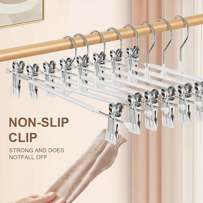 POZEAN Pants Hangers with Clips - Image 2