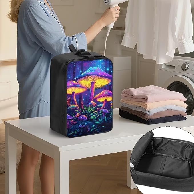 Glowing Mushroom Portable Steamer Iron Storage Bag - Image 3