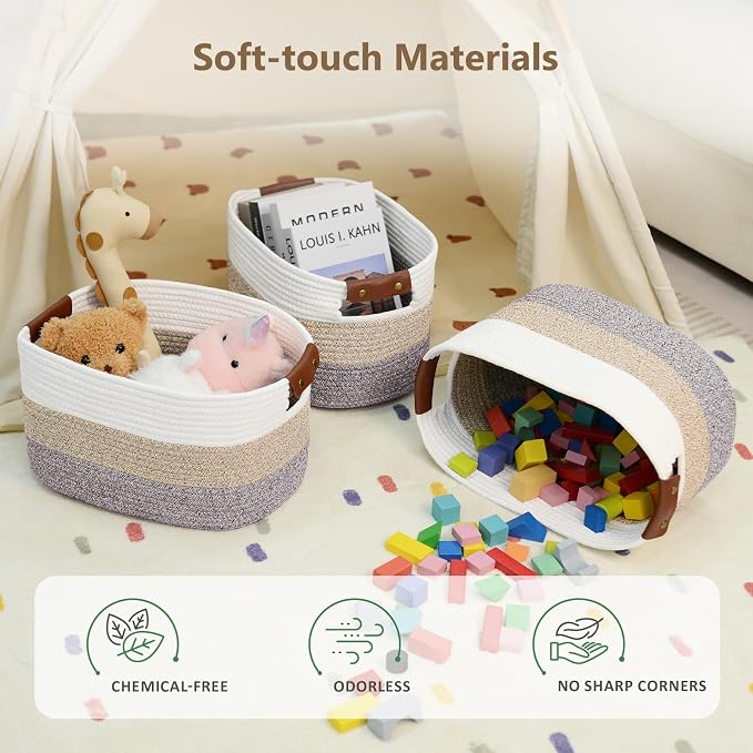 Cotton Rope Basket, Storage Baskets - Image 8