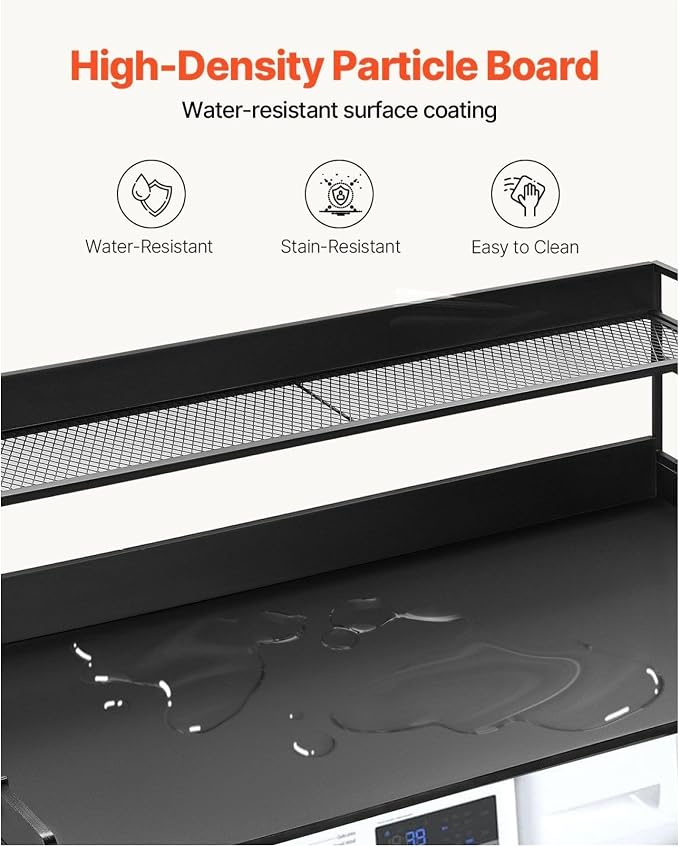 Washer Dryer Countertop with Shelf - Image 4