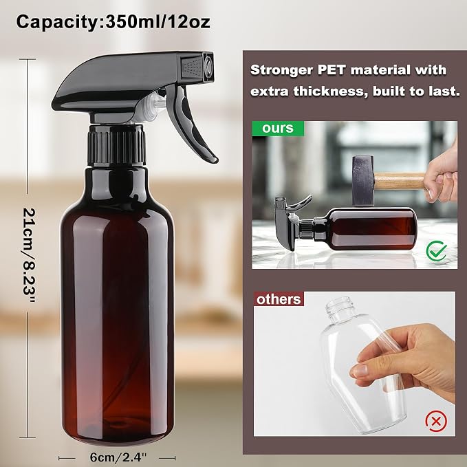 Spray Bottles 12oz Plastic Spray Bottle - Image 5