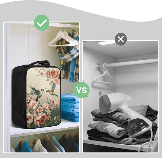 Hummingbird Portable Travel Iron Storage Bag Lightweight Carrying Case - Image 4