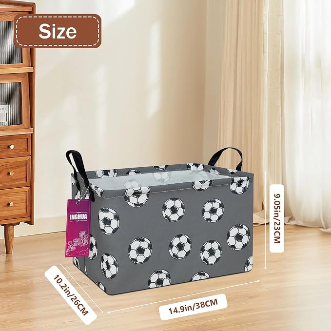 Rectangular Storage Basket Fabric Organizer Bin - Image 2