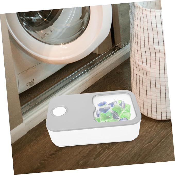 DOITOOL Laundry Detergent Holder Sliding Lid Stylish Container - Image 3