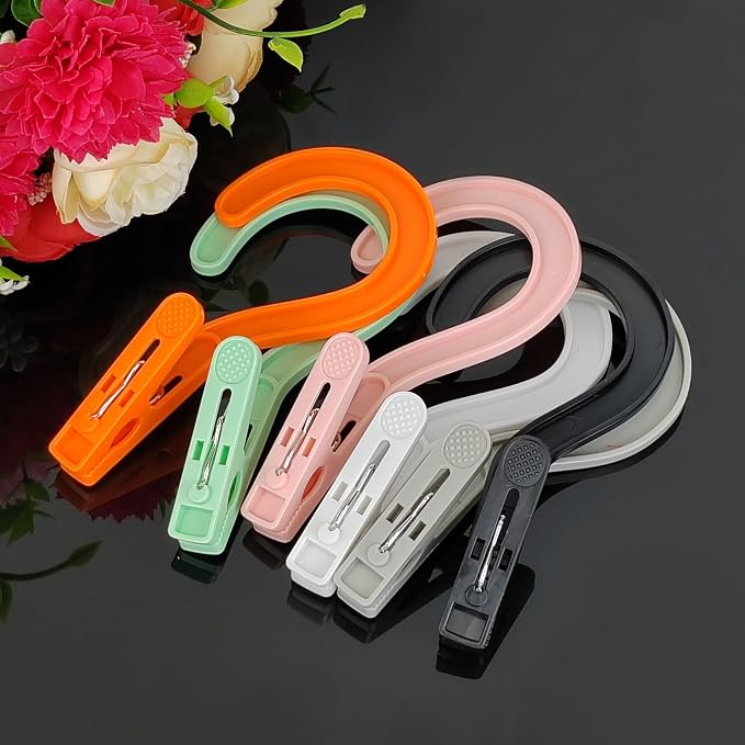 Laundry Hooks Boot Hangers Plastic Clothes Pins Hanger Clips - Image 4