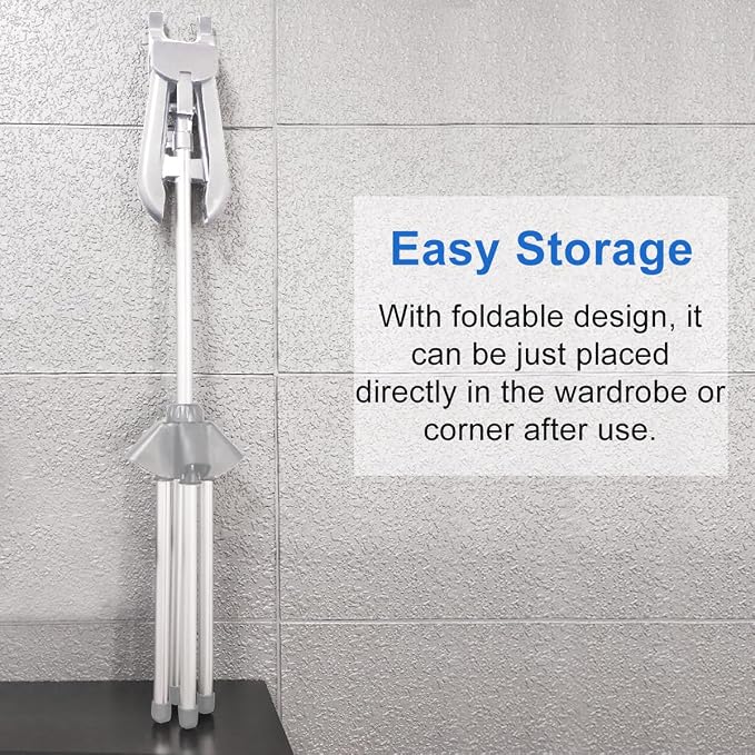 Portable Steamer Stand for Clothes, Steamer Rack Steam Iron Stand for Steaming - Image 2