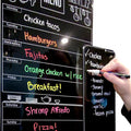 Cute 10"x16" Magnetic Dry-Erase Weekly Menu Blackboard by HMmagnets