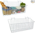 G.CORE 2 Pack Large Pegboard Baskets, Metal Shelves Hooks to 1/8" 1/4" Peg by GCORE