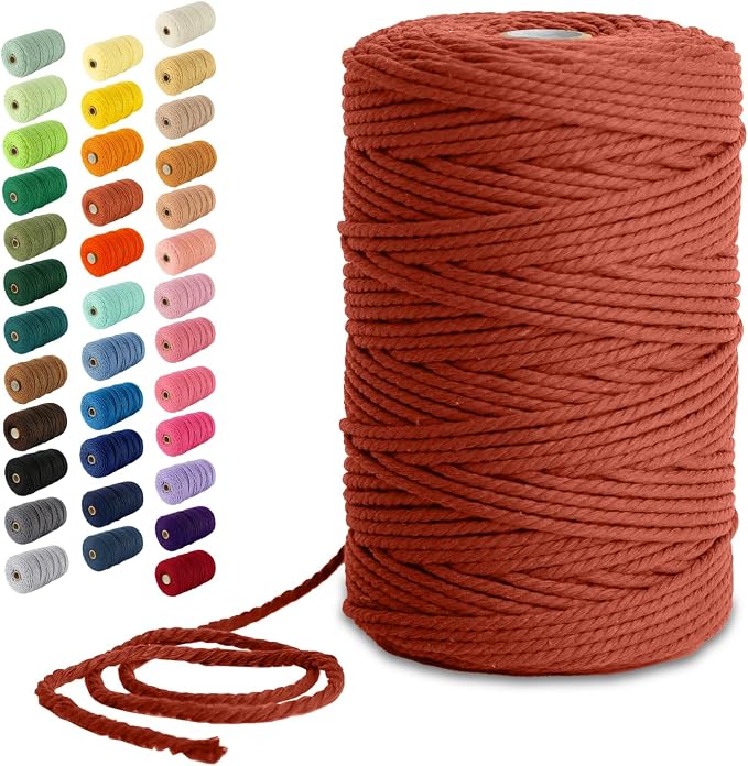 Nook Theory Macrame Cord - 3mm 220 Yards Cotton Rope by NookTheory