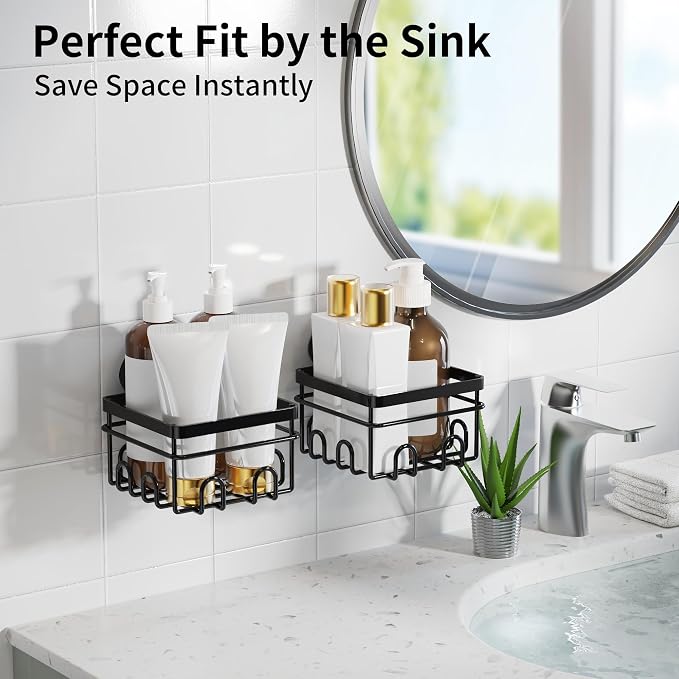 KEGII Suction Cup Shower Caddy 4 Pack, Universal Fit - Image 5