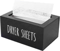 zoocatia Laundry Room Decor Dryer Sheet Container Wood Detergent Dispenser by zoocatia
