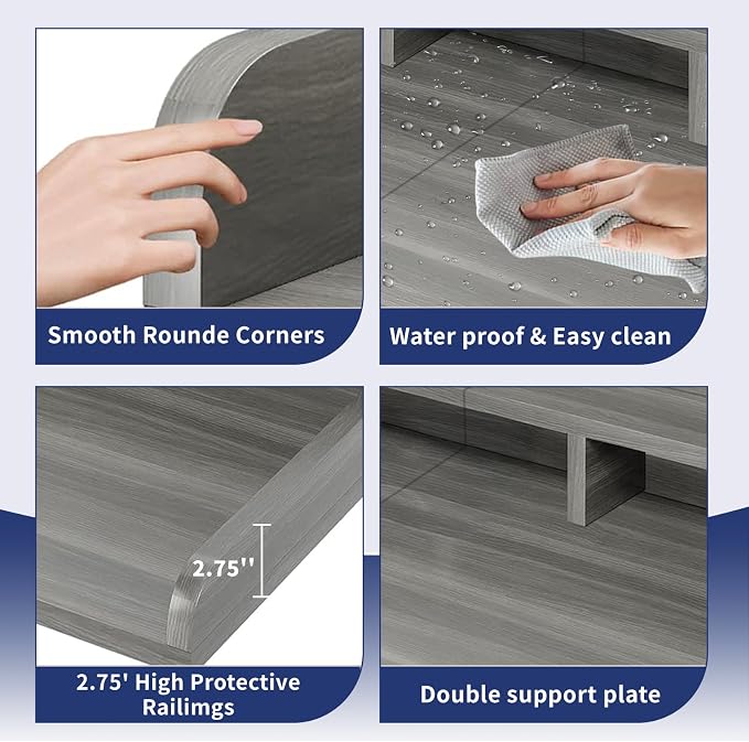 Washer Dryer Countertop with Shelf, Double Layer Organizer - Image 4