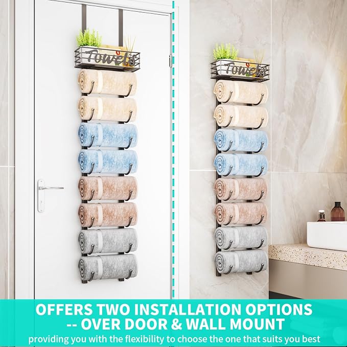 HapiRm Towel Racks for Bathroom Storage - Image 2