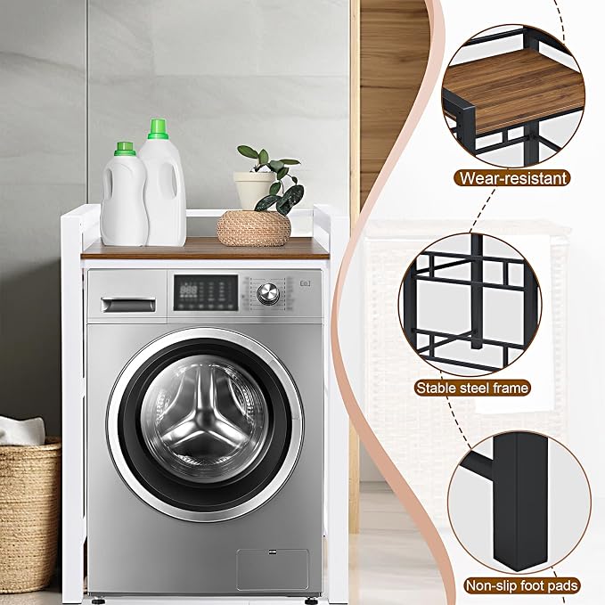 Washer Dryer Stacking Rack, 771lbs Capacity Heavy Duty Washer and Dryer - Image 4