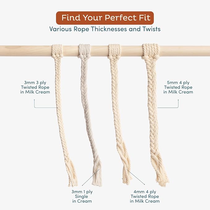 Nook Theory Macrame Cord - 3mm 220 Yards Cotton Rope - Image 5