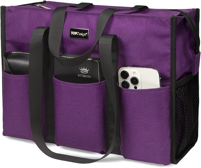 TOPDesign Utility Water Resistant Tote Bag by TOPDesign