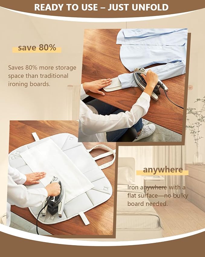Ironing Mat, Portable Folding Iron Pad Blanket - Image 3