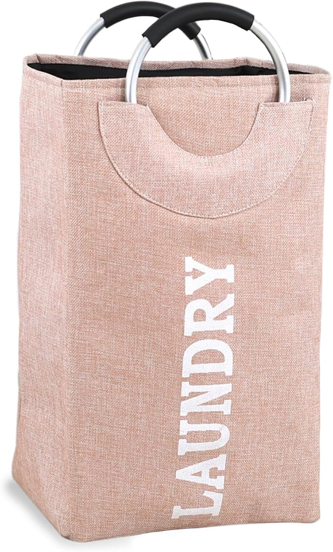 Collapsible Laundry Hamper Bag - 45L/12 Gallon Waterproof Freestanding Clothes by Unknown