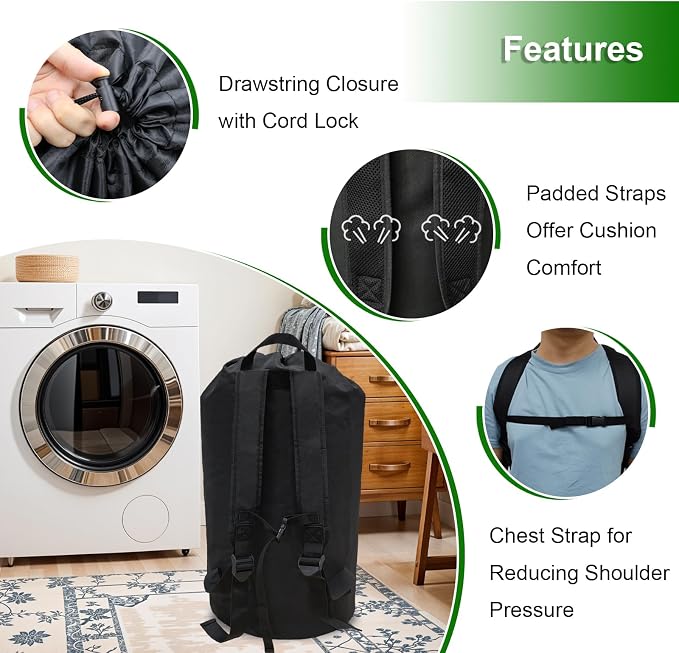 Extra Large Laundry Backpack - Image 5