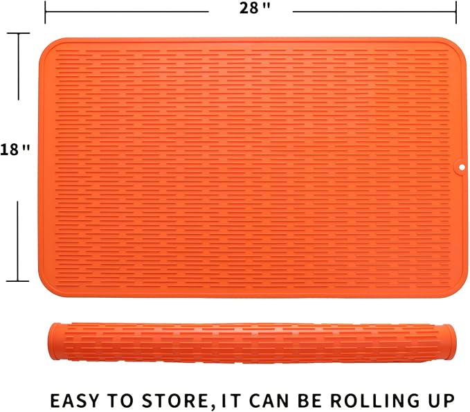 Silicone Dish Drying Mat for Multiple Usage, Easy clean, Eco-friendly, - Image 2