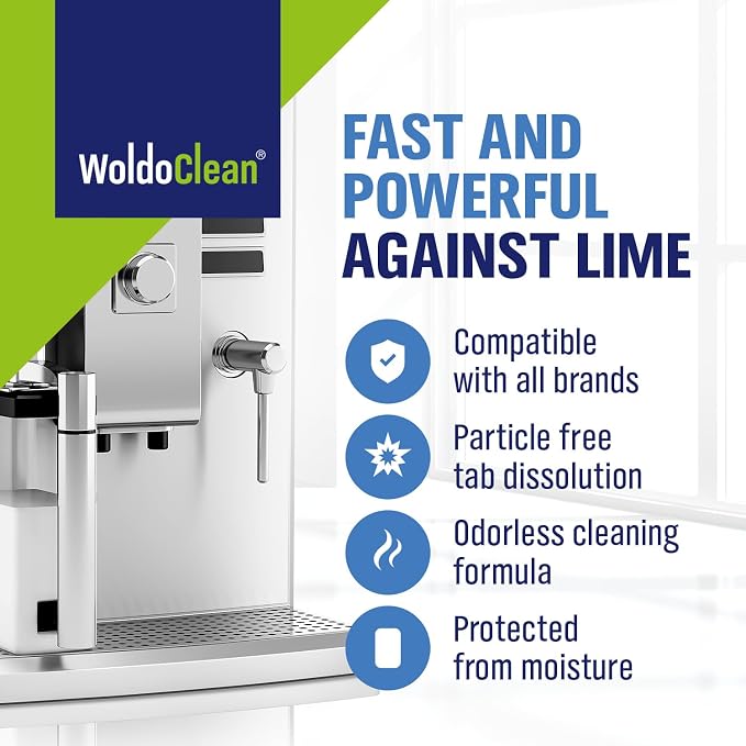 WoldoClean Coffee Machine Cleaner & Descaler Tablets - Image 3