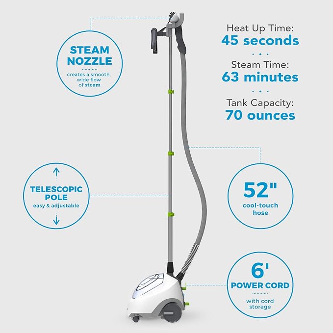 Steamfast SF-520 Full Size Fabric Steamer - Image 7