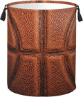 Basketball Texture Pattern Laundry Hamper Bag by Unknown