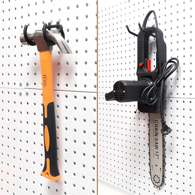 HUHOLE 10-Pack Heavy Duty Pegboard Hooks - Image 8