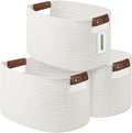 Cotton Rope Basket, Storage Baskets by ECDYQXVU
