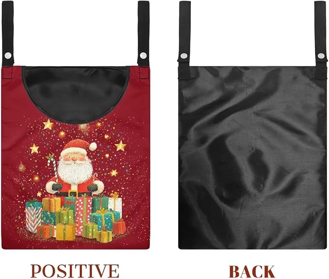 Santa Clothes Pin Hanging Bag - Image 7