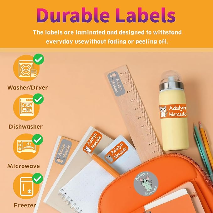 Custom Personalized Name Labels - Image 4