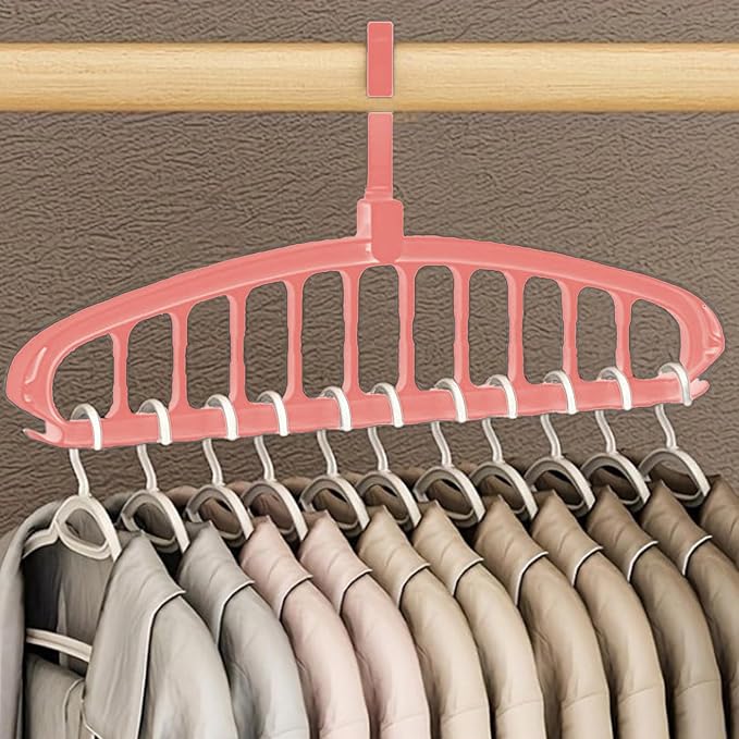 Closet Organizer Hangers – Space Saving Bar, Garment Holder | Multi-Hole - Image 3