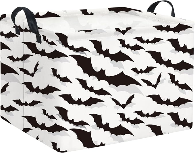 HIYAGON Rectangular Batman Basket Kids Storage Basket Kids Baby Nursery Basket by HIYAGON