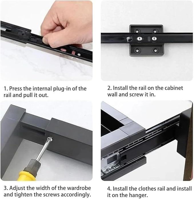 Extendable Pull Out Drying Rack - Image 5