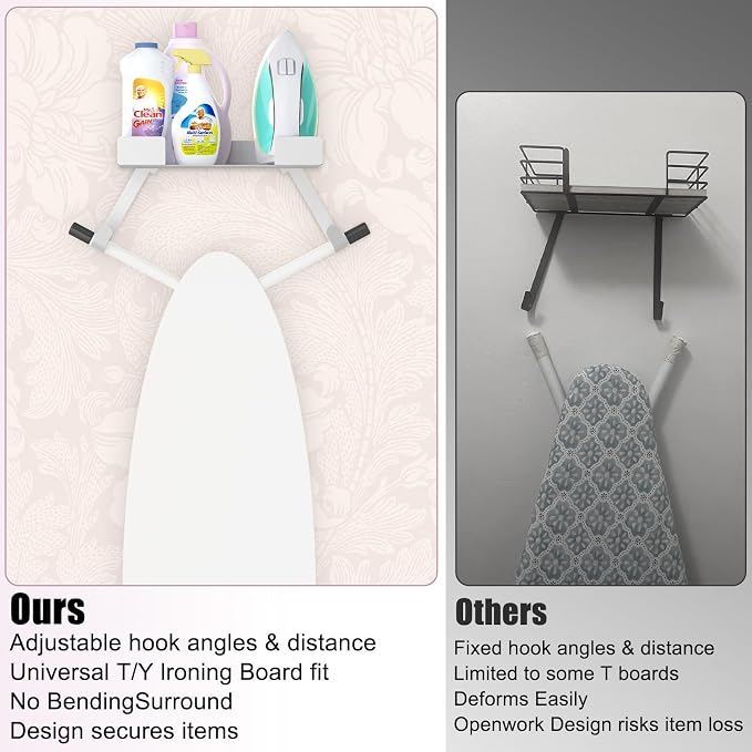 Ironing Board Holder Wall Mount, Ironing Board Hanger Wall Mount - Image 5