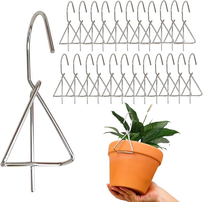 24 Pack Flower Pot Holder, Terracotta Pot Clips by Unknown